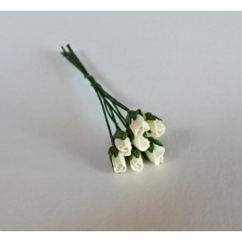 Květiny bílé růže, 7ks růží